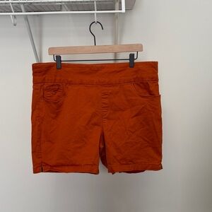 Gloria Vanderbilt Women's Rust Amanda Pull-on Shorts
